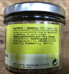 Rillettes de maquereaux 90gr